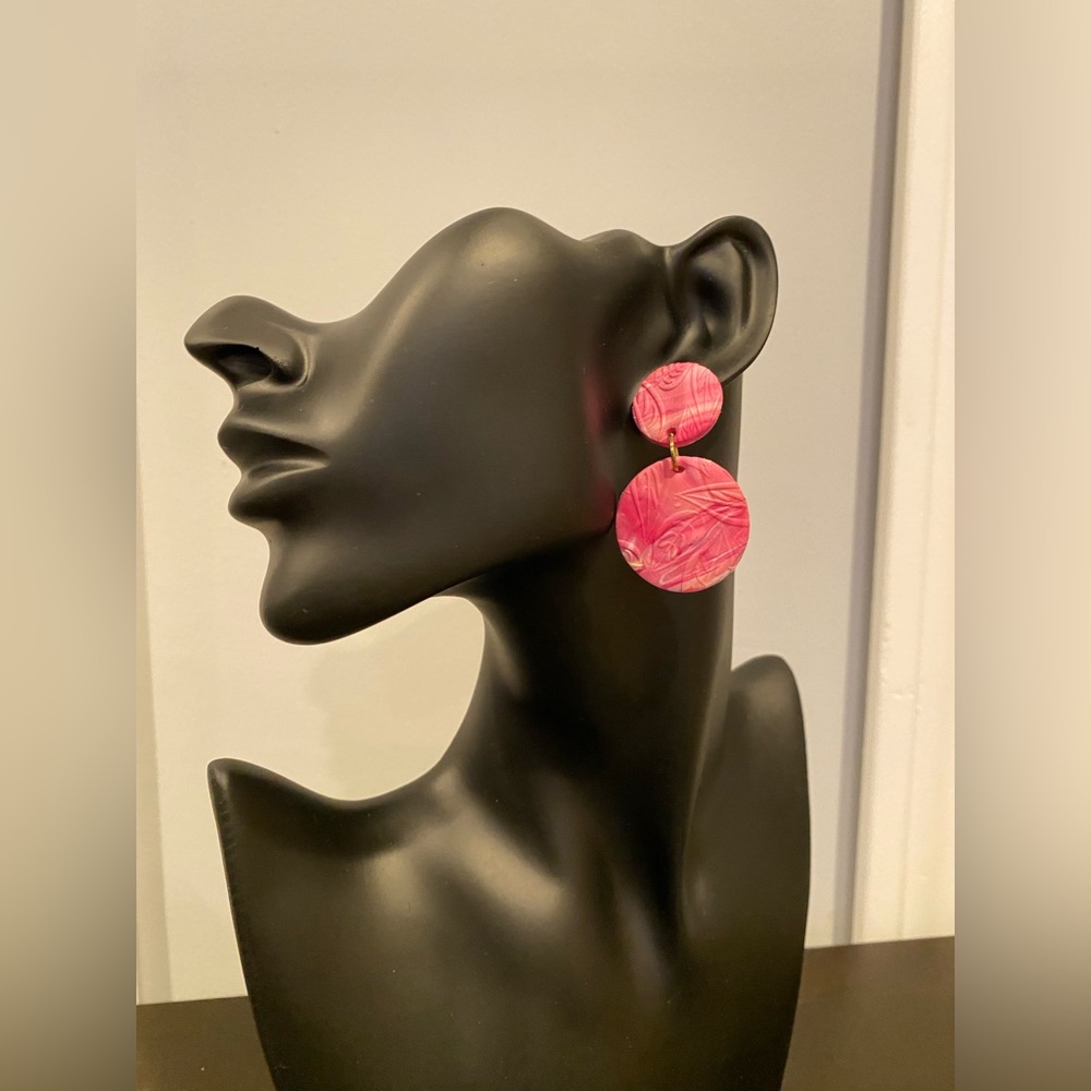 Handmade Polymer Clay Drop Earrings